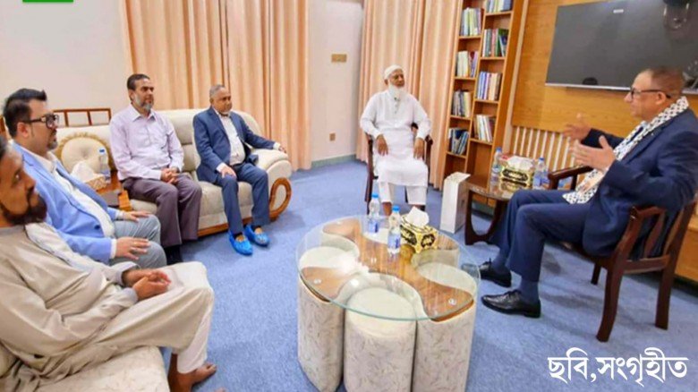 আমীরে জামায়াতের সঙ্গে ফিলিস্তিনের রাস্ট্রদূতের সাক্ষাৎ